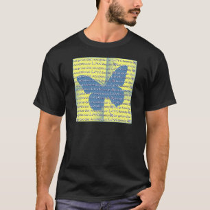 Camiseta Mariposa eslogan
