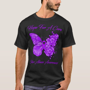Camiseta Mariposa Esperanza De Una Concienciación Sobre El