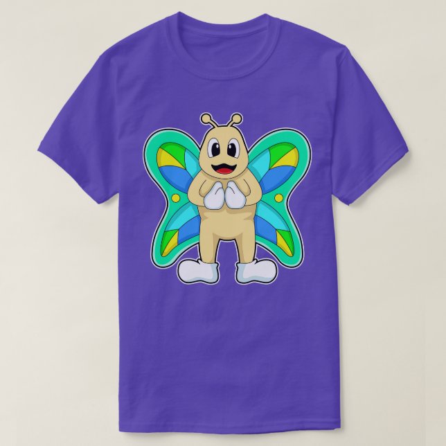 Camiseta Mariposa feliz (Diseño del anverso)