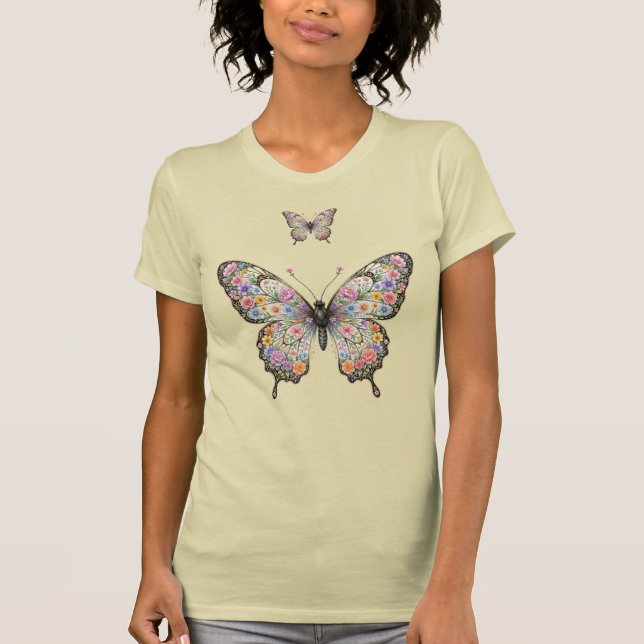 Camiseta Mariposa Floral Ornata (Anverso)