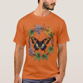 Camiseta Mariposa Fritillana Diana Rodeada De Cynthiana