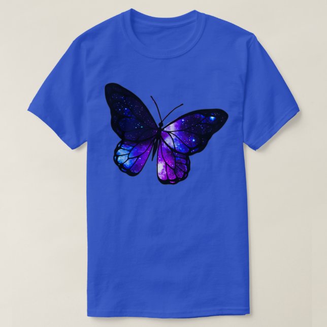 Camiseta mariposa galaxia (Diseño del anverso)