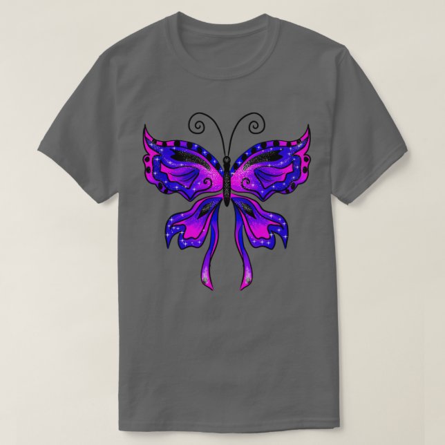 Camiseta Mariposa galaxia 5 (Diseño del anverso)