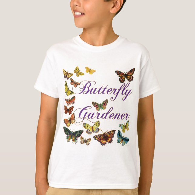 Camiseta Mariposa Gardener Saying (Anverso)