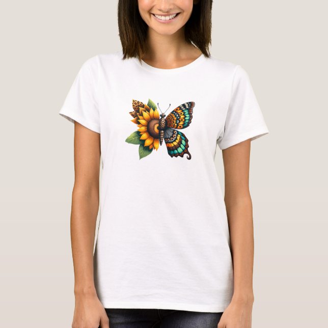 Camiseta Mariposa girasol (Anverso)
