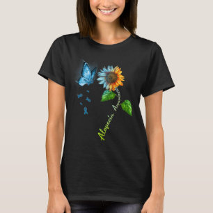 Camiseta Mariposa Girasol Alopecia Conciencia