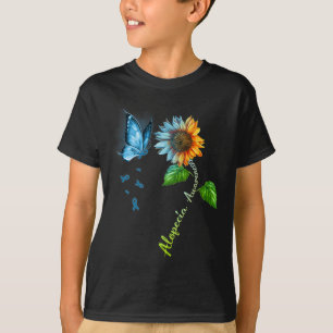 Camiseta Mariposa Girasol Alopecia Conciencia