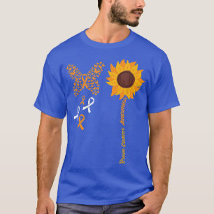 Camiseta Mariposa girasol Cerebro Cáncer de Cerebro Químico