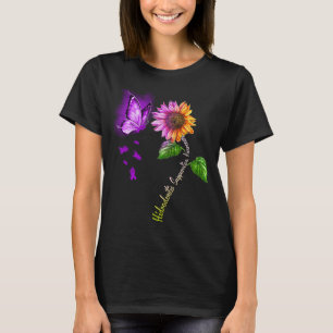 Camiseta Mariposa Girasol Hidradenitis Suppurativa Aware