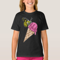 Mariposa Helado de Waffle