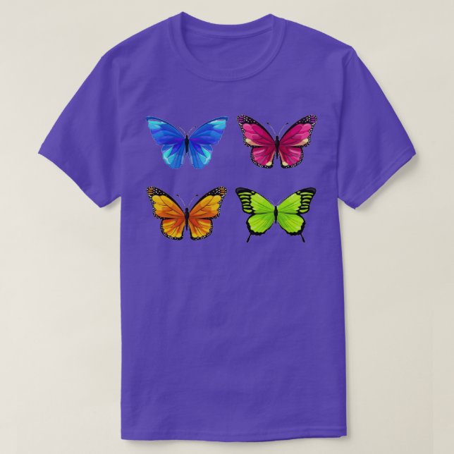 Camiseta Mariposa hermosa (Diseño del anverso)