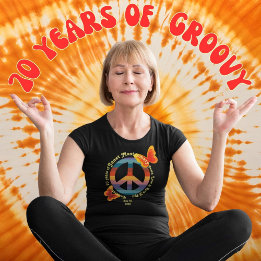 Camiseta Mariposa Hippie Retro 70 cumpleaños de foto