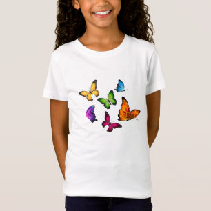 Camiseta Mariposa ilustrada de las mariposas