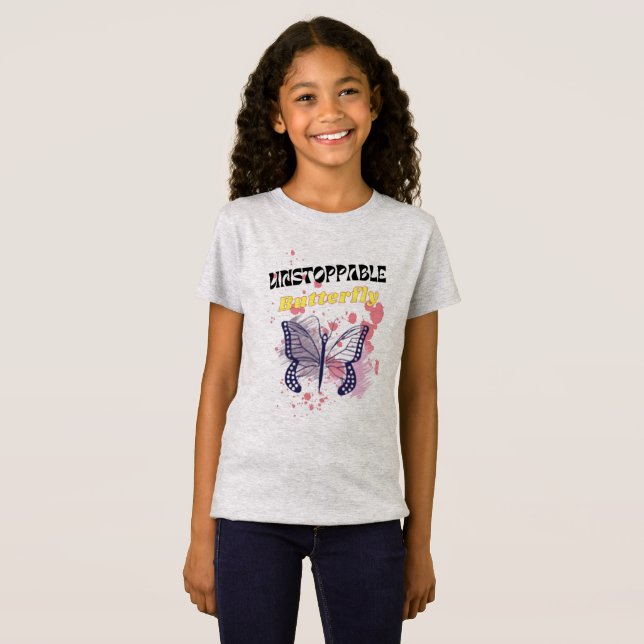 Camiseta Mariposa imparable (Anverso completo)
