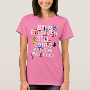 Camiseta Mariposa inspiradora
