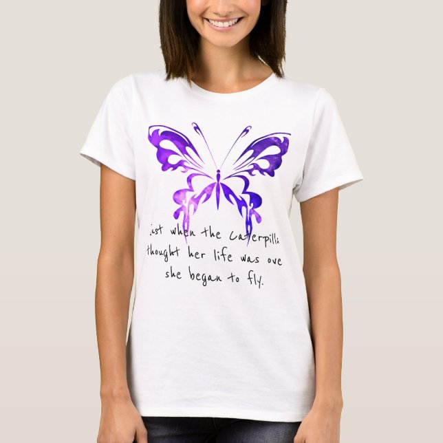 Camiseta Mariposa inspiradora (Anverso)