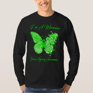 Camiseta Mariposa Iu2019m A Warrior Brain Injurie