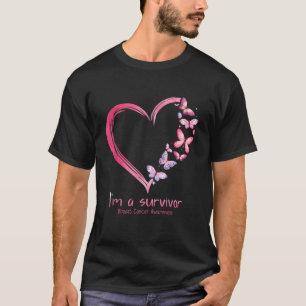 Camiseta Mariposa K. Él Es Un Sobreviviente Awarene De Cánc