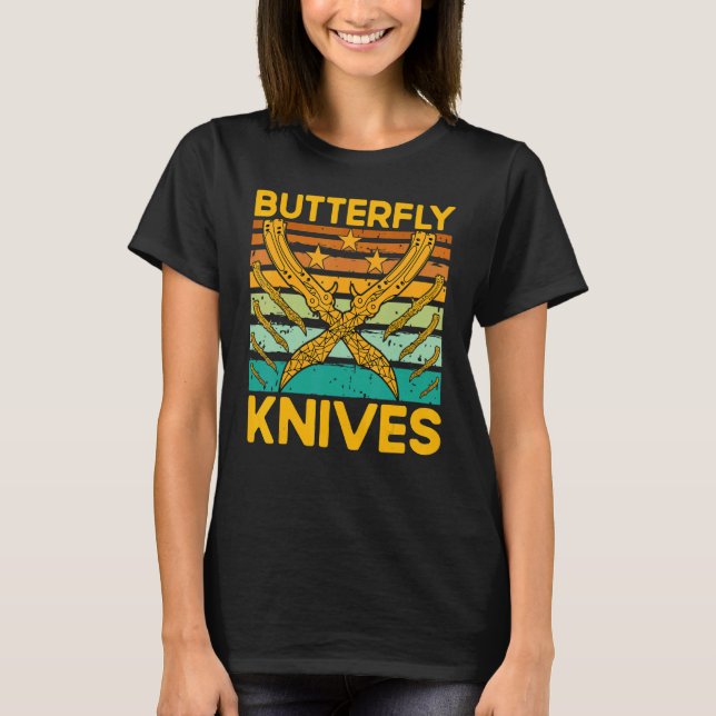 Camiseta Mariposa Knife Balisong Cita 1 (Anverso)