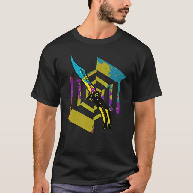 Camiseta Mariposa Knife Balisong Cita 21 (Anverso)