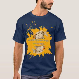 Camiseta Mariposa Koi Naranja Tattoo Fish 9