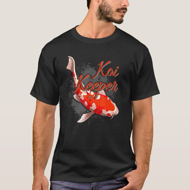 Camiseta Mariposa Koi Pond Showa Koi Fish Tancho Sanke Koh (Anverso)