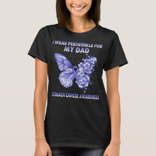 Camiseta Mariposa: Llevo Periwinkle Para Mi Estómago De Pap