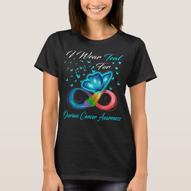 Camiseta Mariposa: Llevo Tejido Para Concienciación Sobre E (Anverso)