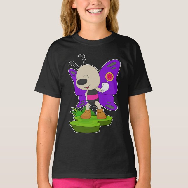 Camiseta Mariposa Lollipop (Anverso)