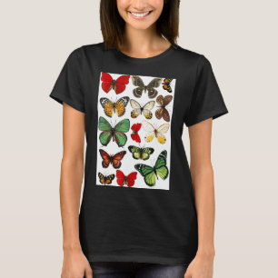Camiseta Mariposa Majestuosa Mariposa Azul Mariposas Morfo
