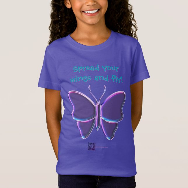 Camiseta MARIPOSA METÁLICA  (Anverso)