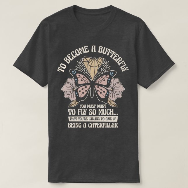 Camiseta Mariposa Mistical Butterfly Lover Arte Celestial E (Diseño del anverso)
