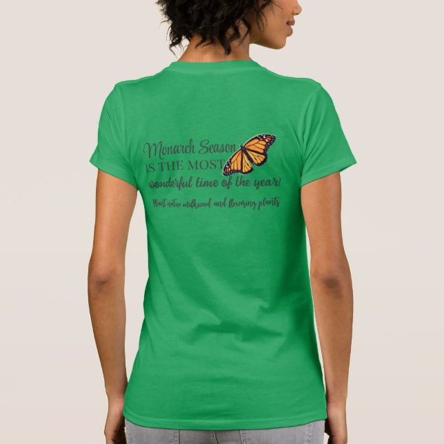 Camiseta Mariposa monarca (Reverso)