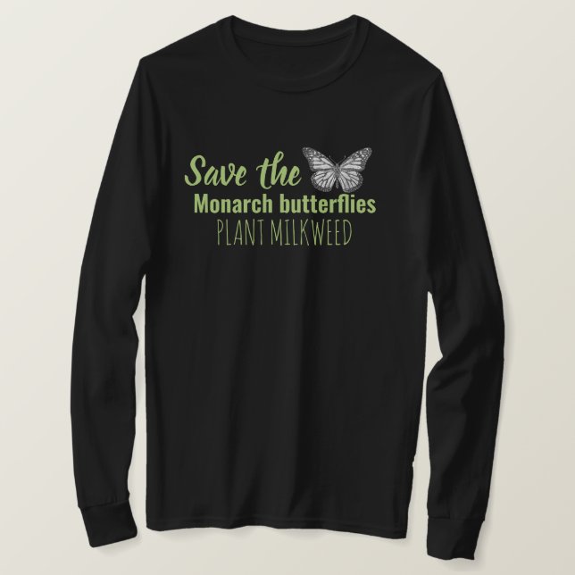 Camiseta Mariposa monarca (Anverso del diseño)