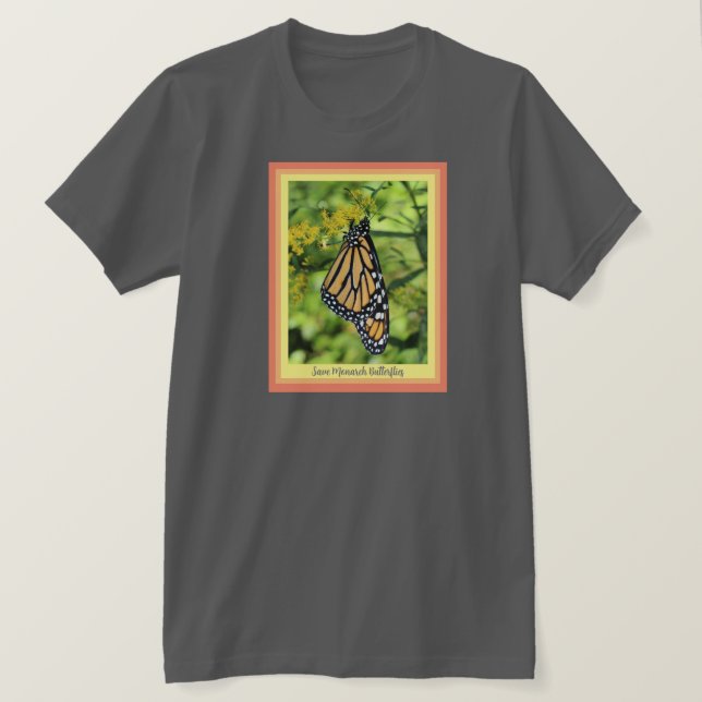 Camiseta Mariposa monarca (Anverso del diseño)