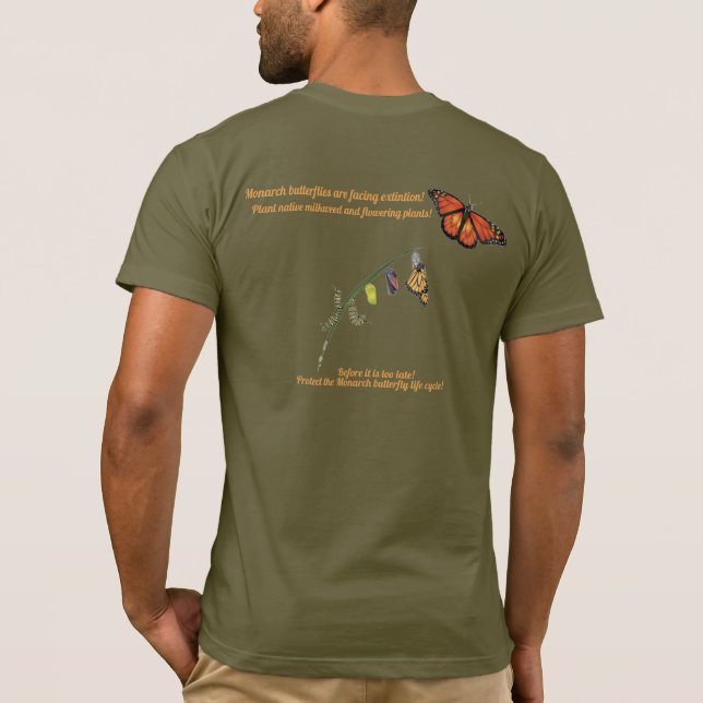 Camiseta Mariposa monarca (Reverso)