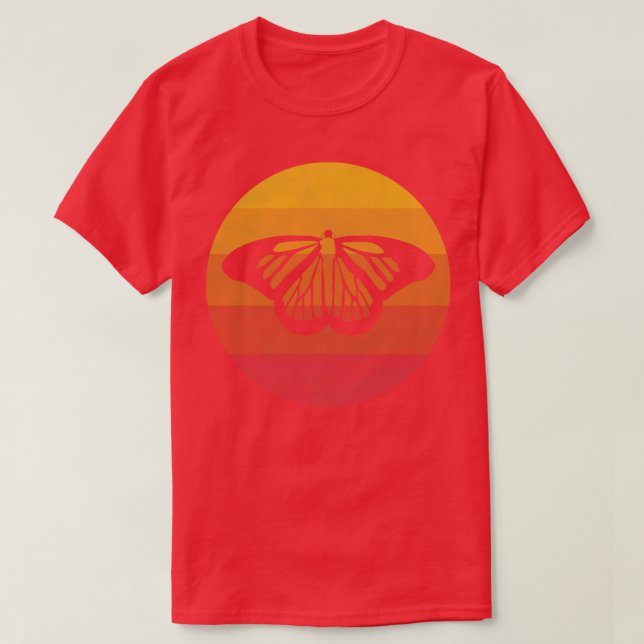Camiseta Mariposa monarca (Diseño del anverso)