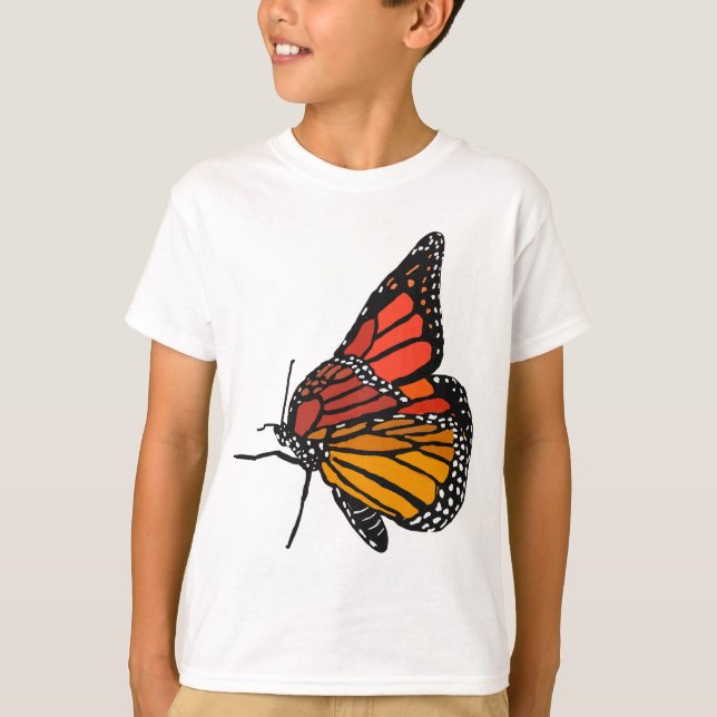 Camiseta mariposa monarca (Anverso)