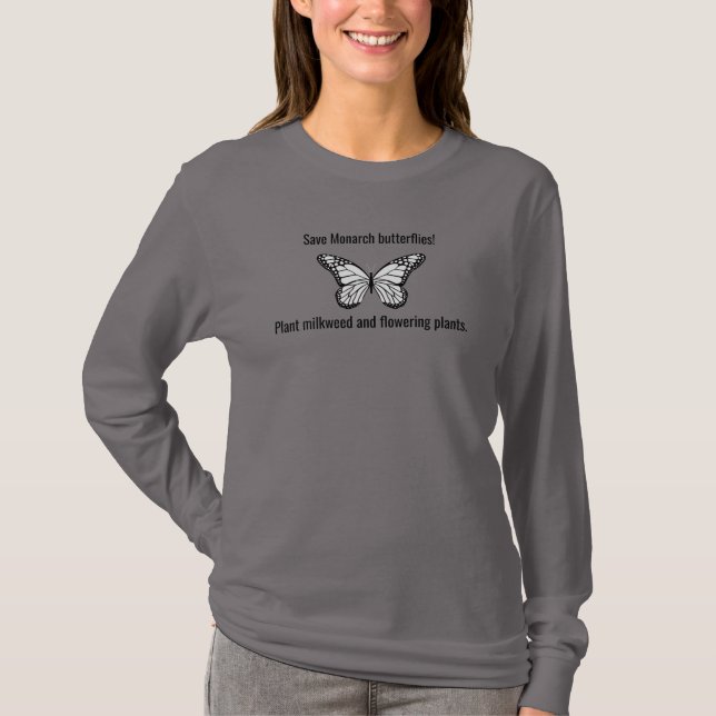 Camiseta Mariposa monarca (Anverso)