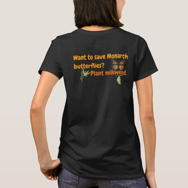 Camiseta Mariposa monarca (Reverso)