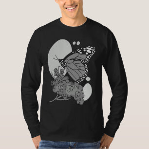 Camiseta Mariposa Monarca Adorable para Mujeres Hombres Ins