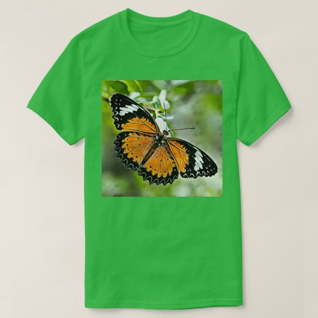Camiseta Mariposa monarca cúpula 2 (Diseño del anverso)