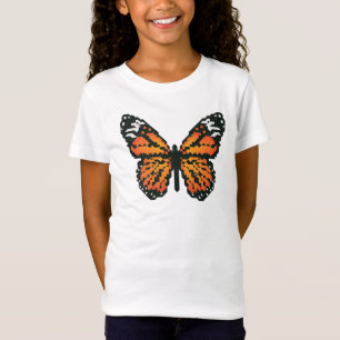 Camiseta Mariposa monarca en polígono