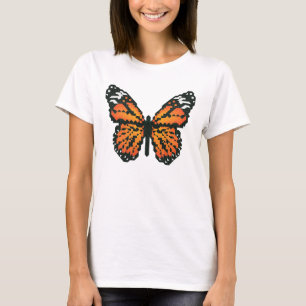 Camiseta Mariposa monarca en polígono