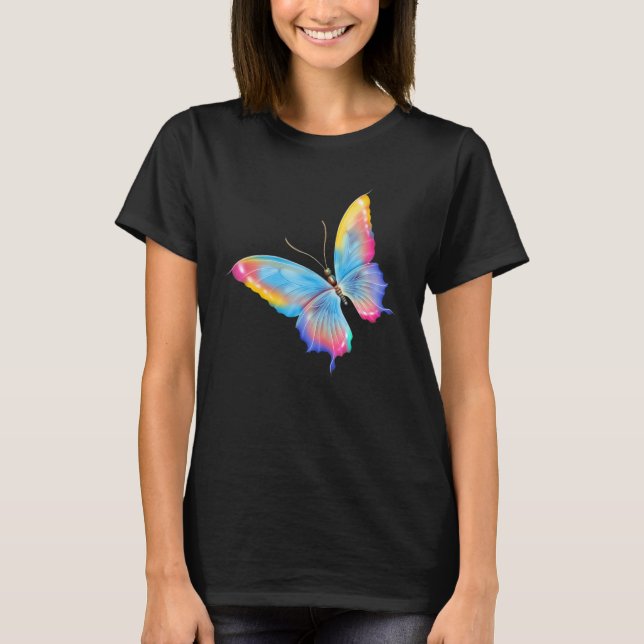 Camiseta Mariposa Monarca Mariposa Arcoiris Mariposa (Anverso)