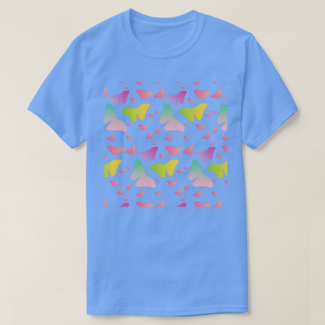 Camiseta Mariposa monarca Rapsody Cute Mariposa Colorida (Diseño del anverso)