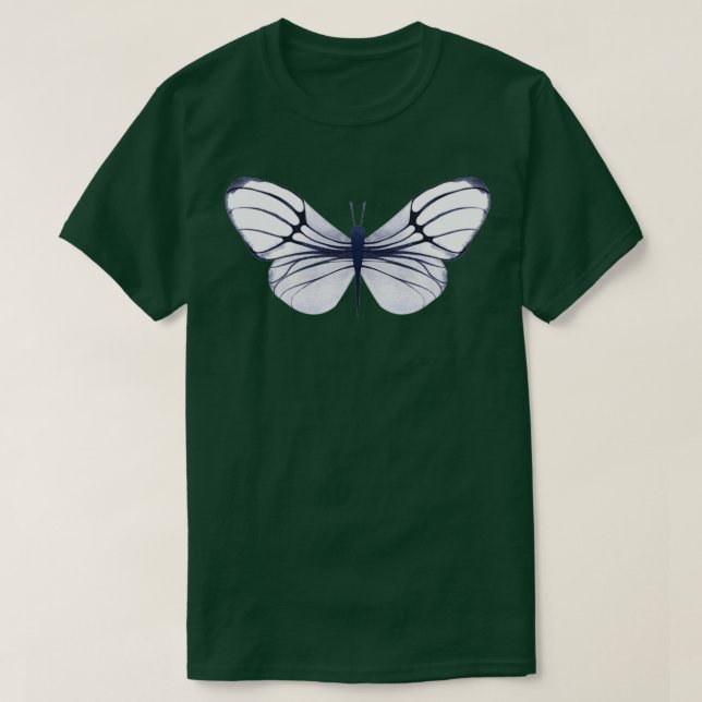 Camiseta Mariposa monocroma 1 (Diseño del anverso)