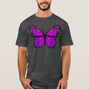 Camiseta Mariposa morada Amor Monarca Mariposas Purple B