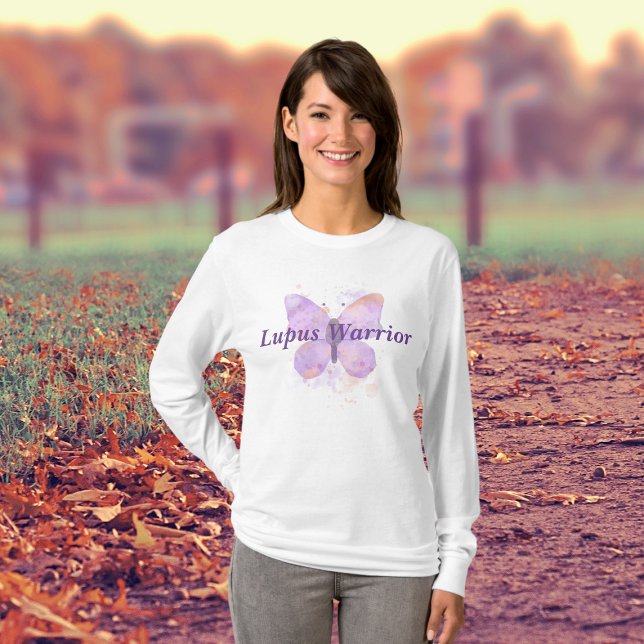 Camiseta Mariposa morada Lupus Warrior (Subido por el creador)
