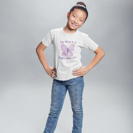 Camiseta Mariposa morada Lupus Warrior mamá